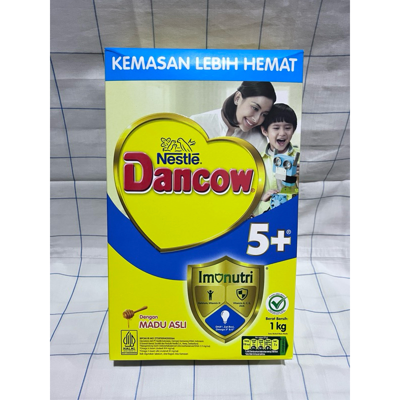 

Nestle Dancow 5+ Susu Pertumbuhan Rasa Madu 5-12 Tahun Box 1KG