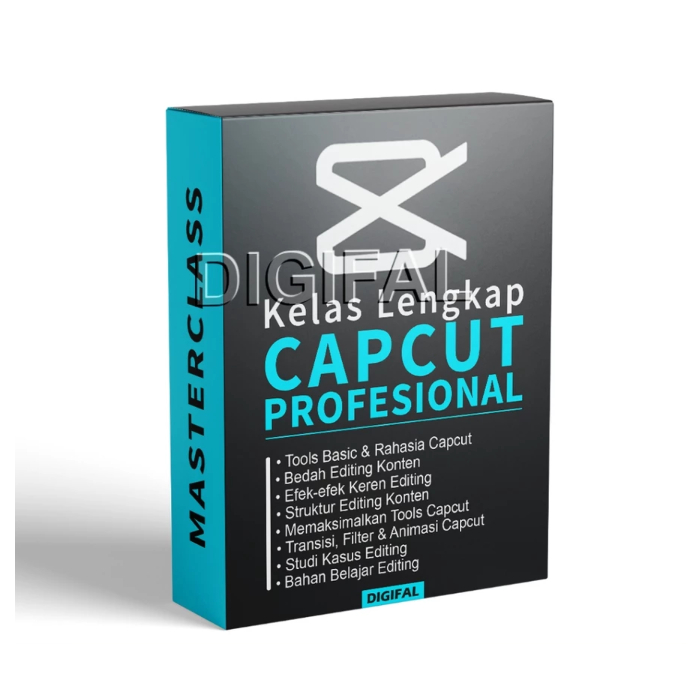 KELAS CAPCUT PROFESIONAL (Capcut Mobile & Desktop) - Video Materi Pembelajaran + Bonus