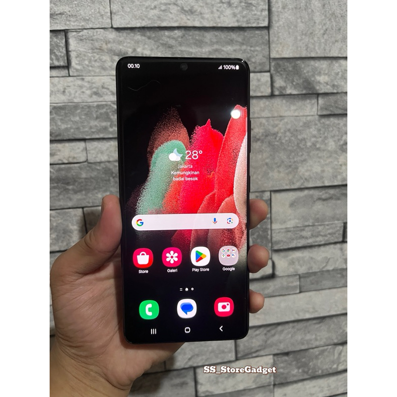 Samsung Galaxy S21 Ultra 5G Resmi sein 16/512 gb Fullset No minus