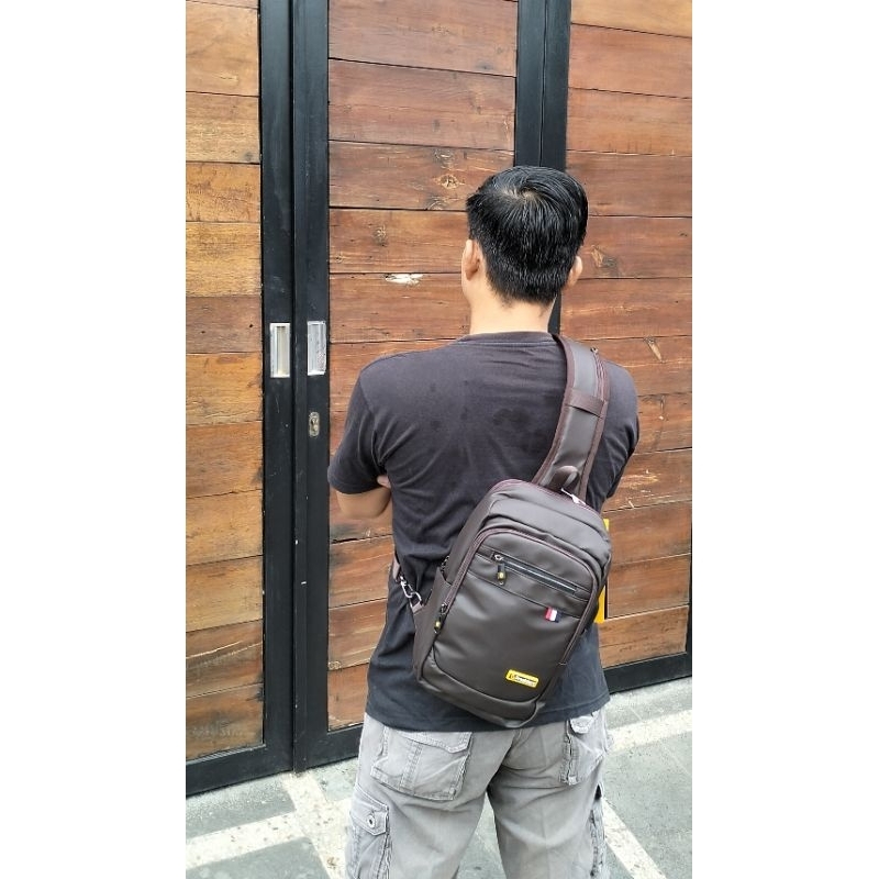 TAS SELEMPANG PRESIDENT/TAS CHESTBAG/TAS PRIA