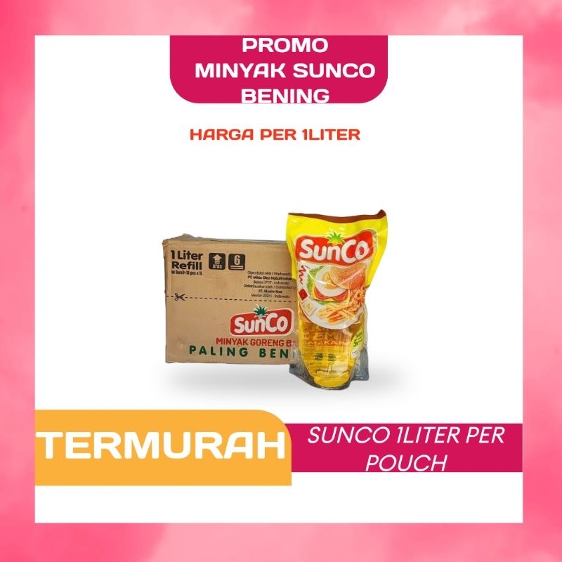 

MINYAK SUNCO 1 LITER / PER BUNGKUS [PROMO]