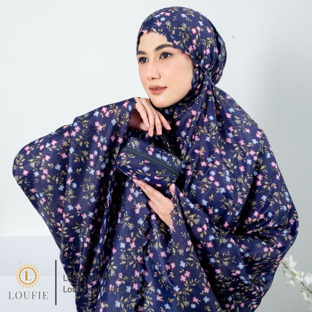 LOUFIE - Mukena Dewasa Travel Motif Mini Pouch Sakira