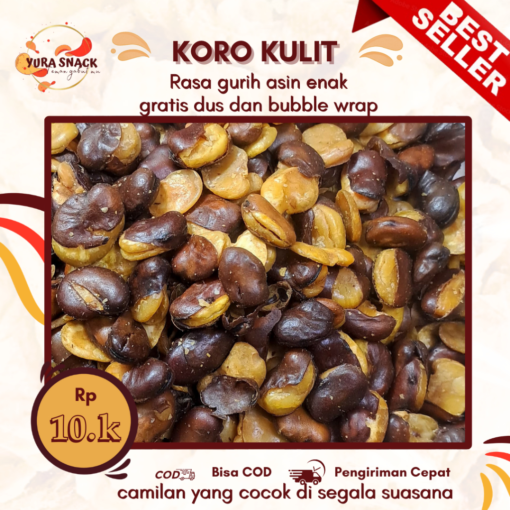 

Kacang Koro Kulit Asin Gurih Camilan Kiloan Kemasan 250gr 500gr Snack Kiloan Lebaran