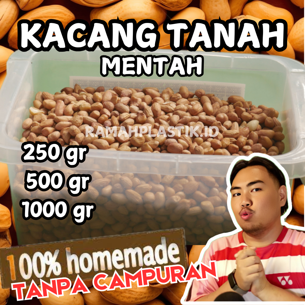 

Kacang Tanah Mentah BERKUALITAS 250gr / 500gr / 1kg – Cocok Untuk Masak, Usaha & Dapur Rumah