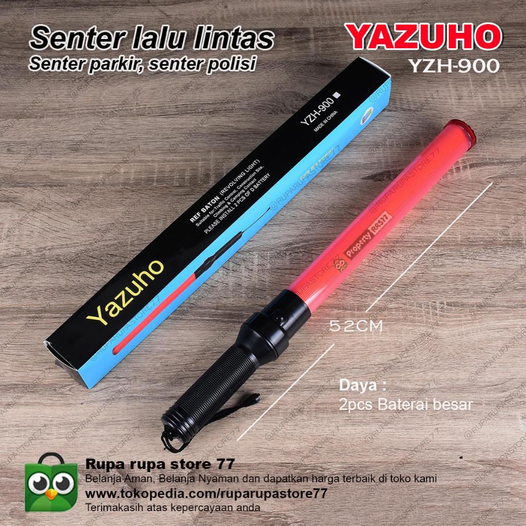 Senter polisi senter lalu lintas senter parkir Yazuho YZH 900 panjang 2 baterai besar