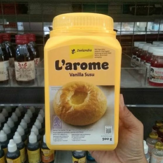

Perisa Vanilla Milk Powder 10 gr Perasa Larome pewarna vanilla susu