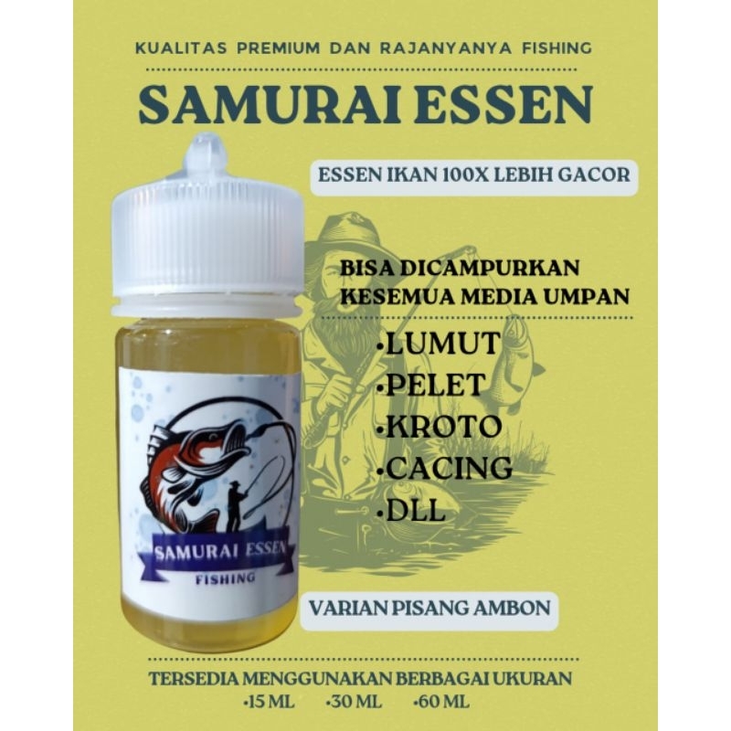 SAMURAI ESSEN  Varian PISANG AMBON Essen ikan patin super Ikan Nila Liar mujaer ikan mas ikan lele i