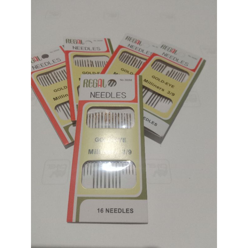 Jarum jahit set 16 pcs/jarum jahit anti karat/alat jarum jahit tangan