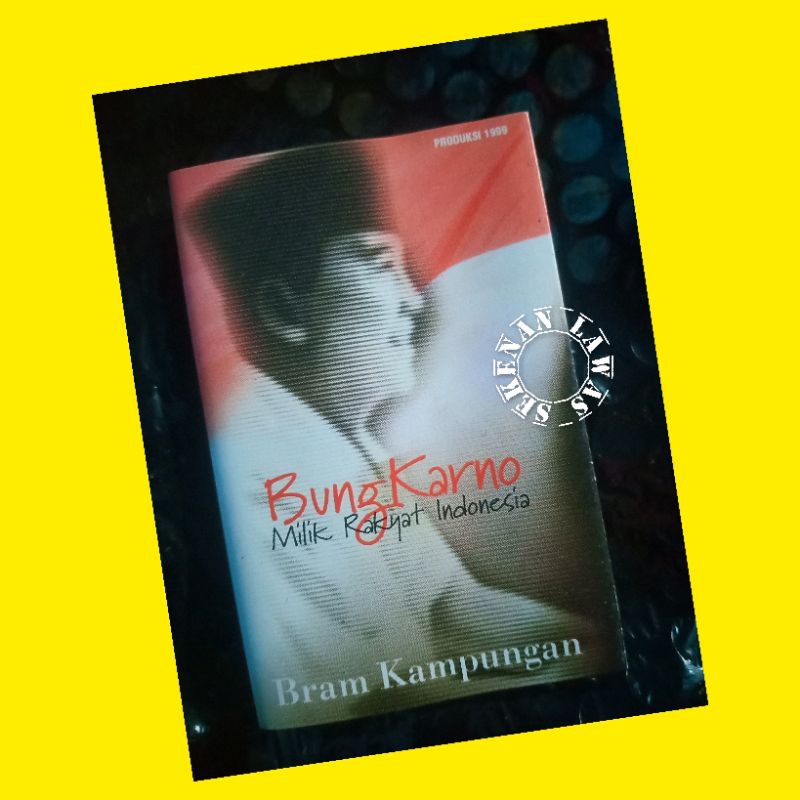 Kaset Bram Kampungan - Bung Karno (Cover Ada Stempel &  Punch Hole)