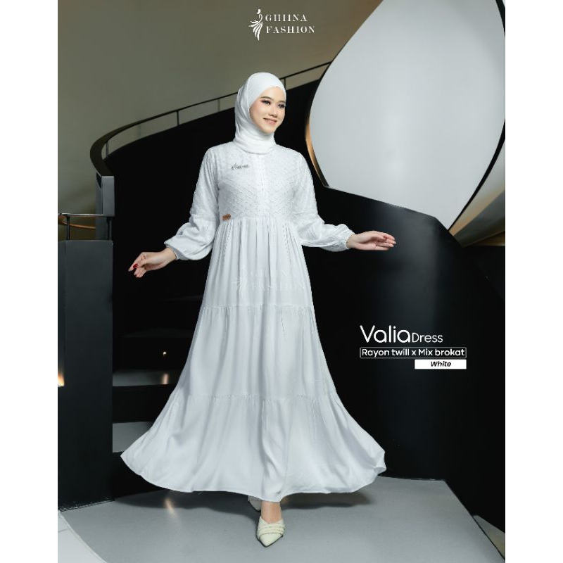 VALIA DRESS//GHINA FASHION ORY//GAMIS RAYON// GAMIS POLOS