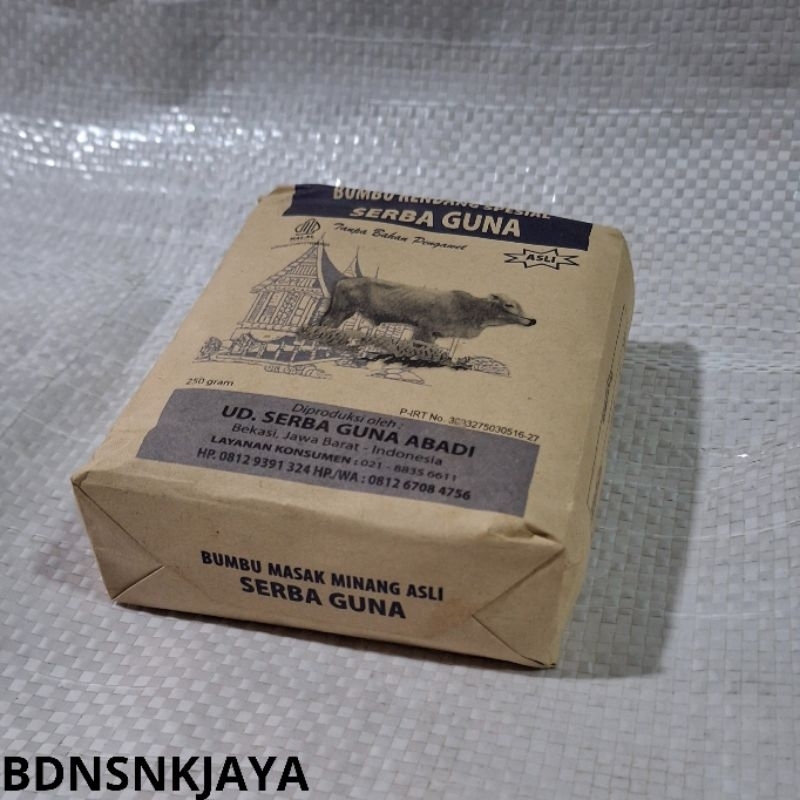

bumbu rendang spesial ASLI SERBA GUNA 250gram