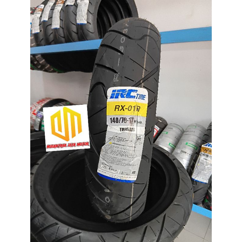 (FREE PENTIL) BAN BELAKANG IRC RX-01R 140/70-17 TUBLESS BAN CBR 250RR/ R15