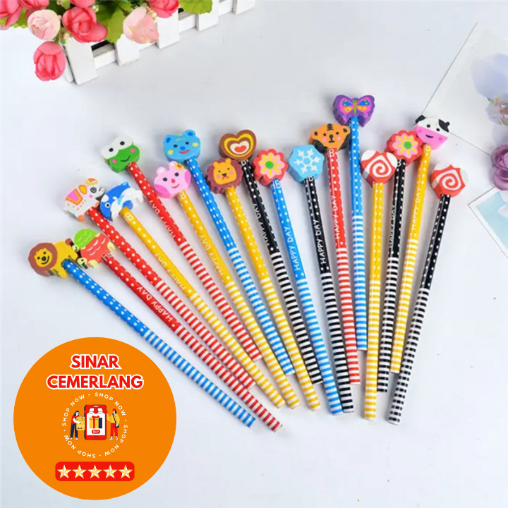 

SC Pensil Karakter + Penghapus Pensil Lucu Ada penghapus Pensil Fancy Pensil Unik Karakter Untuk Souvenir Dan Alat Tulis Sekolah