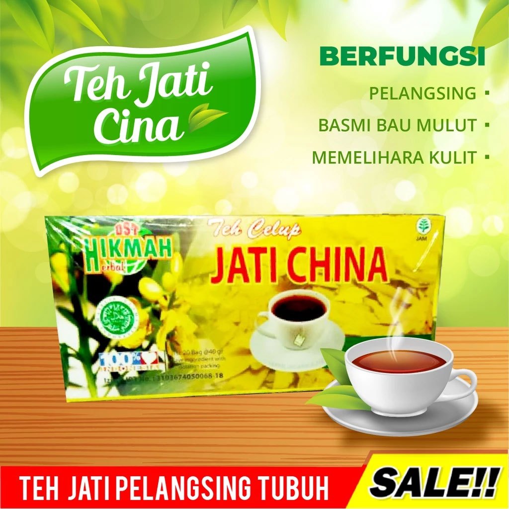 

TEH DIET DAUN JATI CINA PELANGSING BADAN