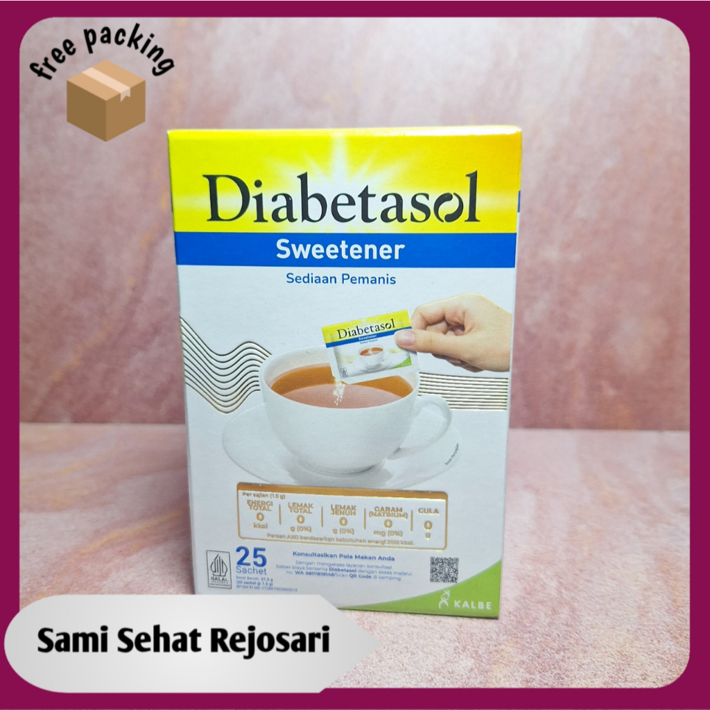 

1 Box DIABETASOL SWEETENER ISI 25 SACHET