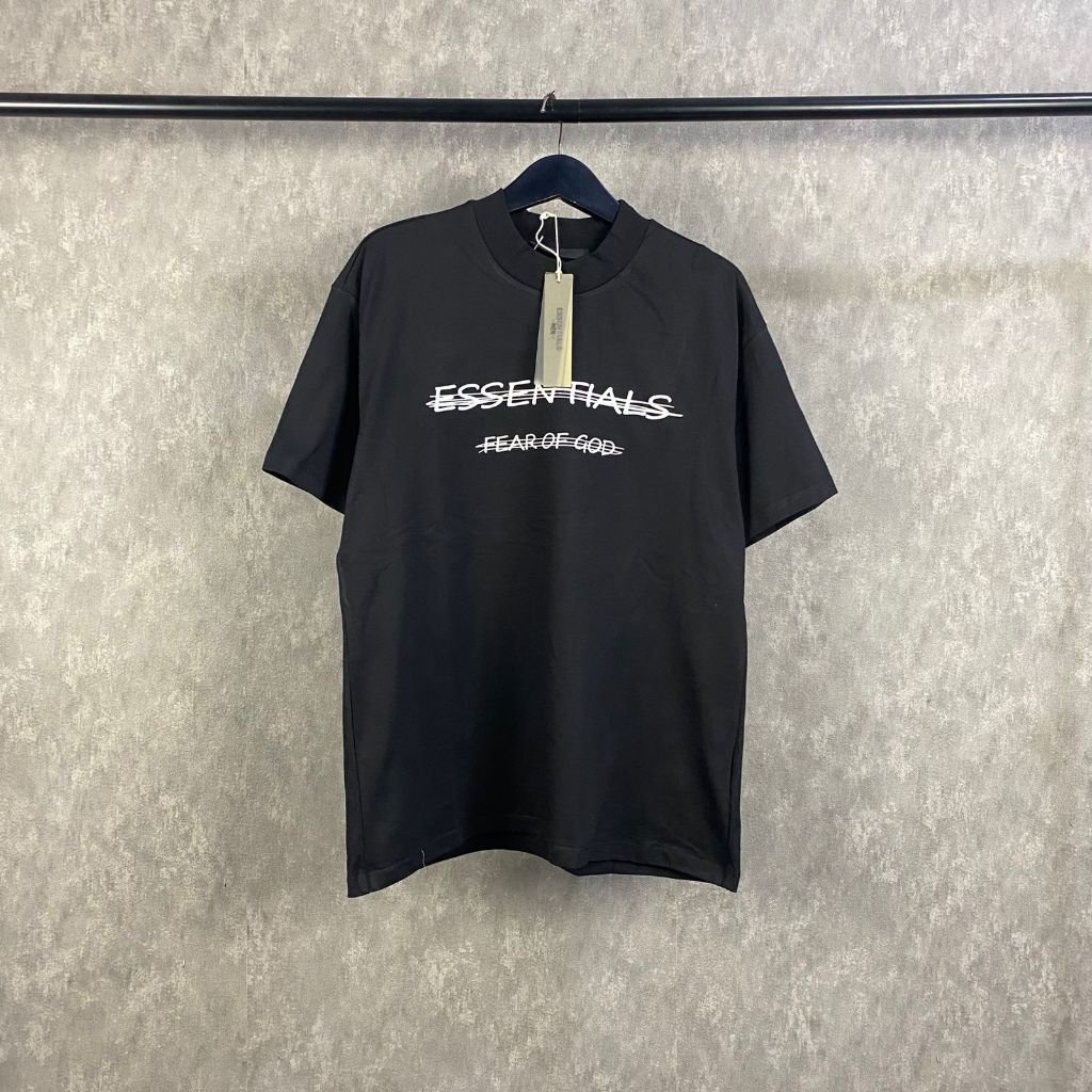 Baju Kaos Essentials Los Angeles Limited FOG Fear of God 3M Reflective Cotton T-Shirt Baju Kaos Atas