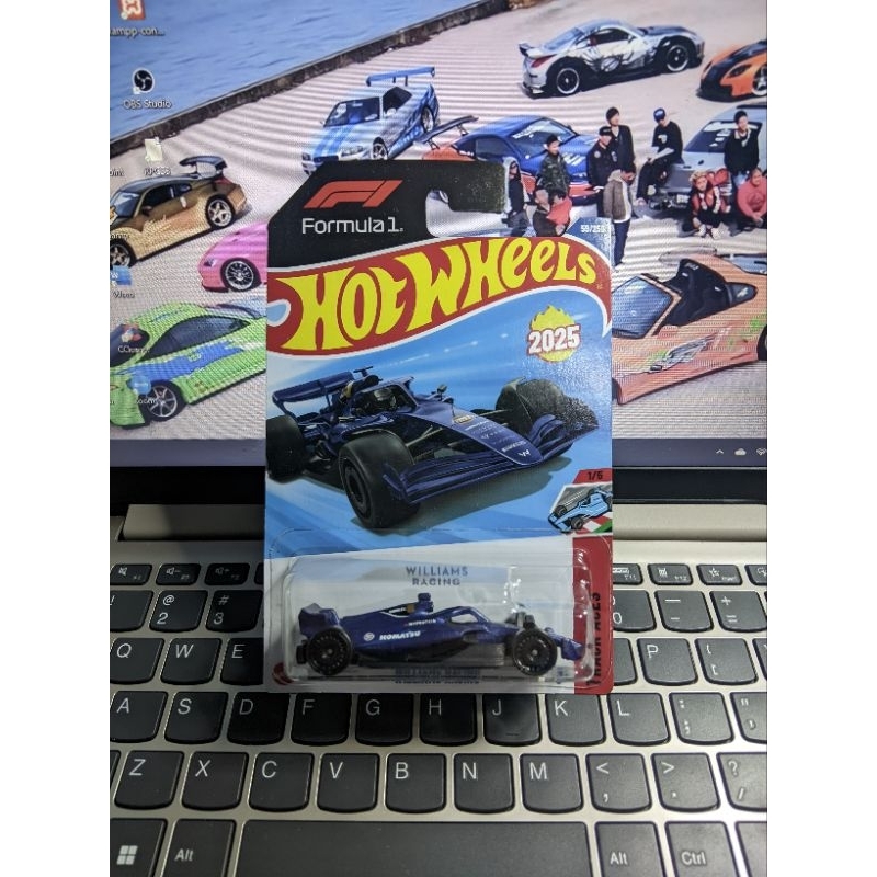 HOTWHEELS REGULER - FORMULA 1 WILLIAMS RACING