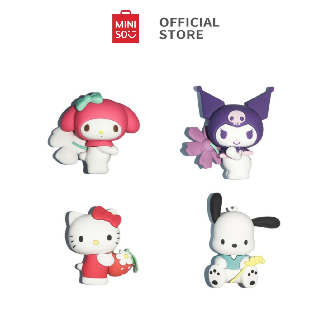 Miniso X Sanrio Fridge Magnet Blind Box Kotak Kejutan Magnet Kulkas  Kuromi/My Melody/Hellokitty/Cin