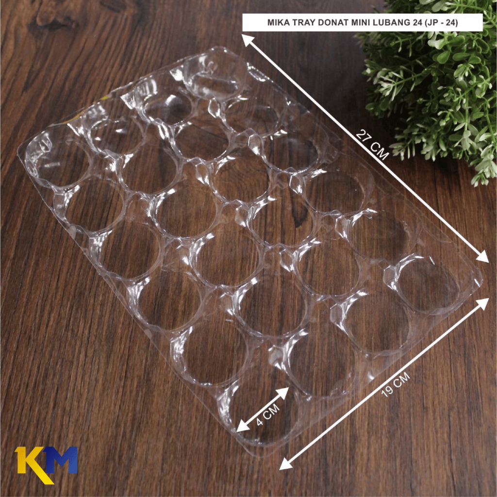 Mika Tray Donat Mini 24 Isi 25 Pcs JP-24 Box Mika