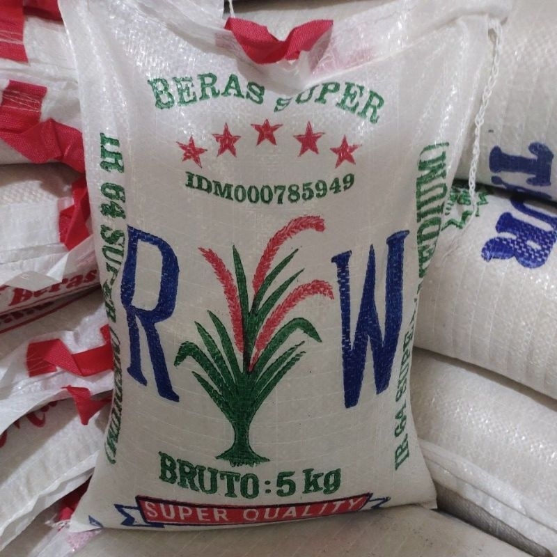 

Beras Enak, Beras Pulen, Beras Putih, Beras Cap RW 5kg