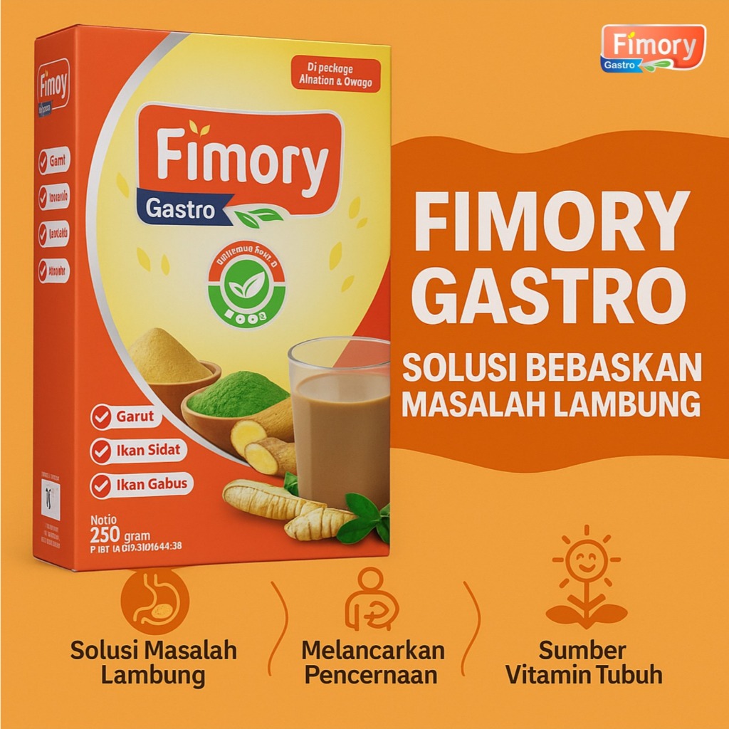 Fimory Gastro Sereal Umbi Garut Asam Lambung Original 1 Box