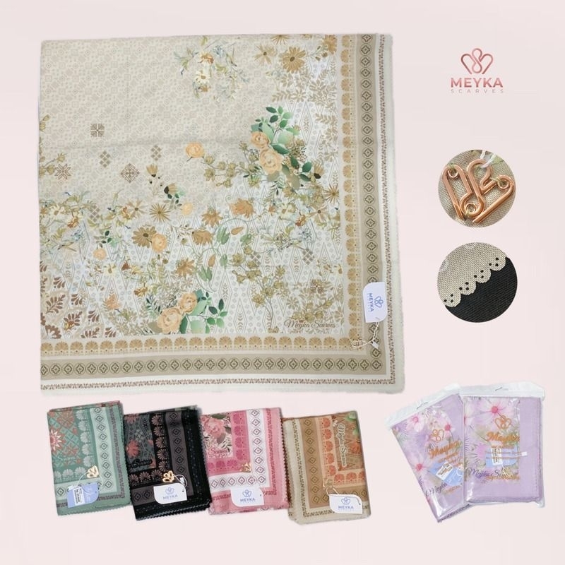 Segi Empat Meyka Scarves.
