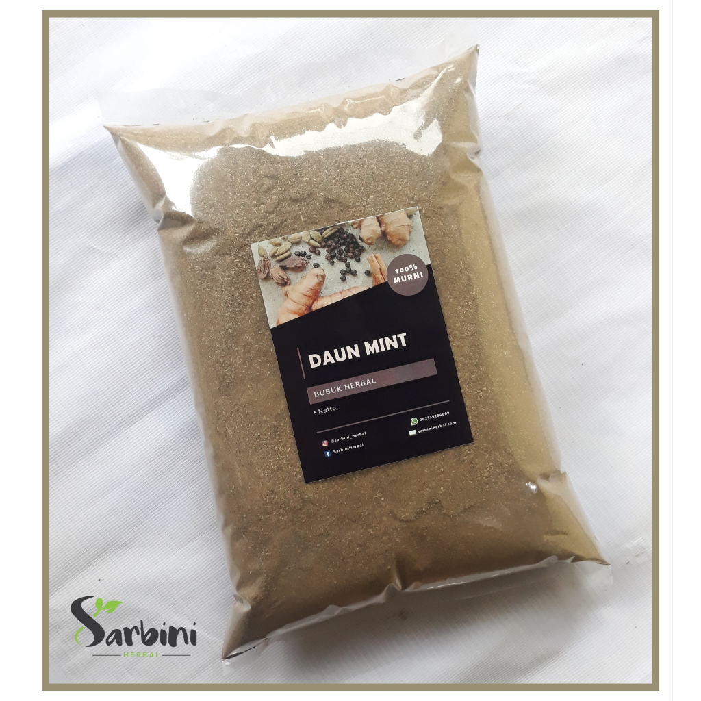 

Daun Mint Bubuk 100 gram / 250 gram / Sebuk Daun Mint Garansi Jaminan 100% Asli Murni / Simplisia Kering Daun Mint / Bahan Ekstrak Daun Mint Grade A / Jamu Herbal Daun Mint Tradisional / Mentha Powder