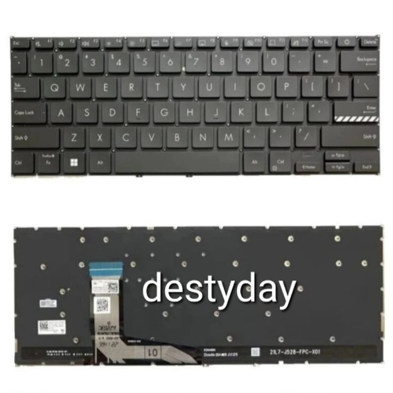 Keyboard Asus 14 A1402ZA X1402ZA with Backlight
