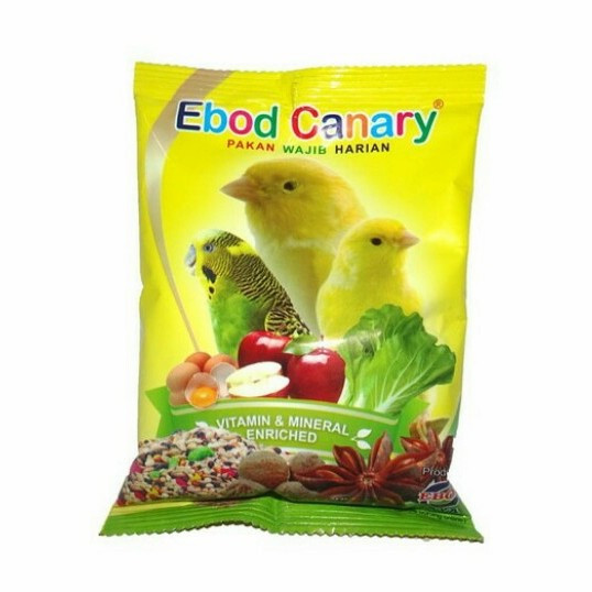 ebod kenari ebod canary sachet pakan kenari harian pakan kenari gacor ebod 250gr