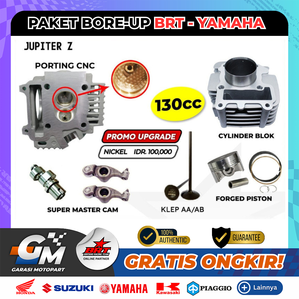 Paket Bore Up BRT Yamaha Jupiter Z Baru Berkualitas