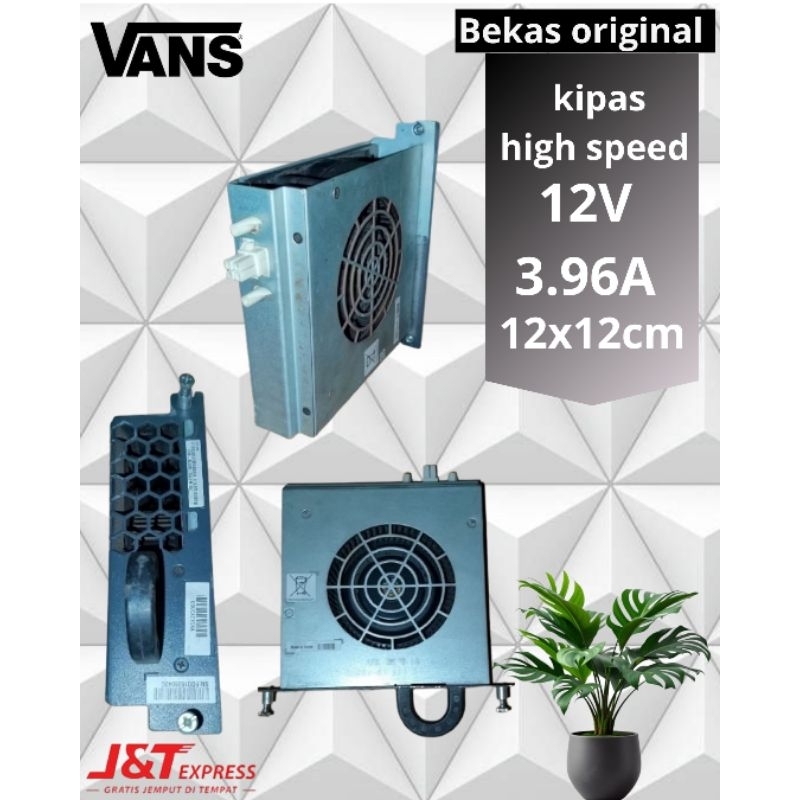 kipas keong high speed 12x12 12v 3.96A barang bekas copotan