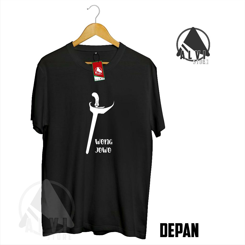 Kaos WONG JOWO kaos keris jogja kaos daerah  orang jawa baju pria alvi store20