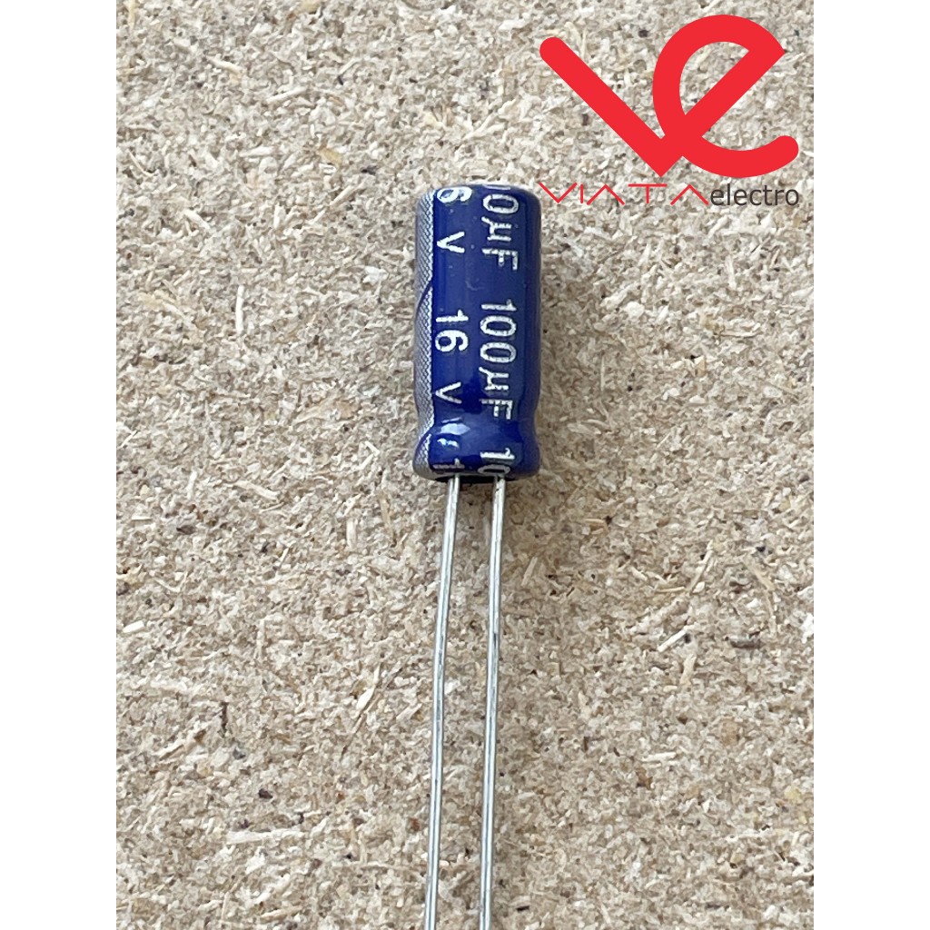 1000 BUAH KAPASITOR ELCO 100UF 16V KAPASITOR CAPACITOR ELKO KAPASITOR 100 UF 16 V ups
