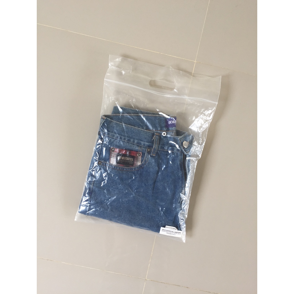 DEVÁ STATES CHAOS Denim Pants [Washed Blue]
