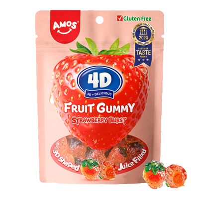 

Amos 4D Permen Jeli 3D Buah Stroberi 65 g