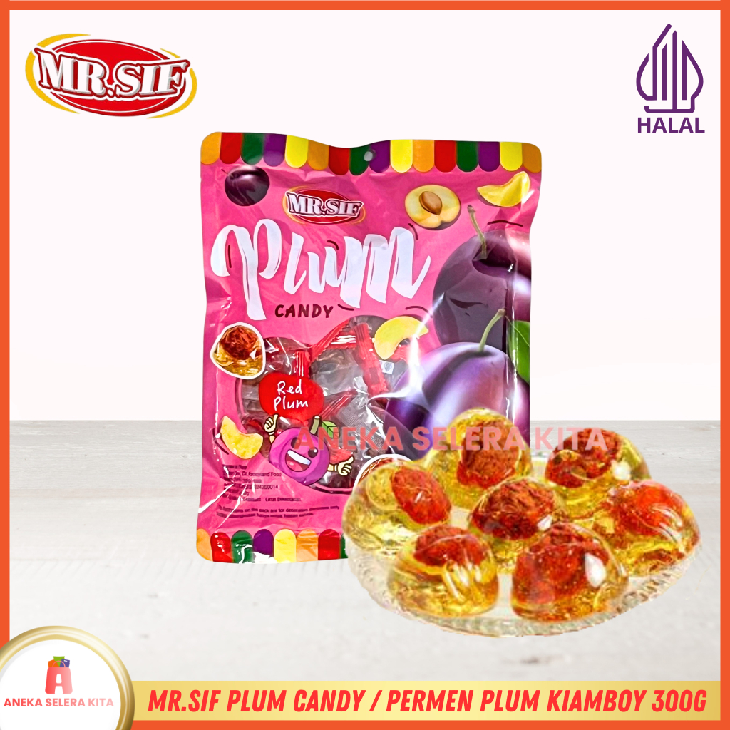 

MR.SIF Plum Candy Permen Kiamboy Halal 300g