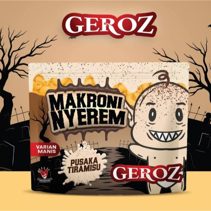 

JTTOP" Geroz - Varian Manis - Makroni Nyerem Rasa Tiramisu
