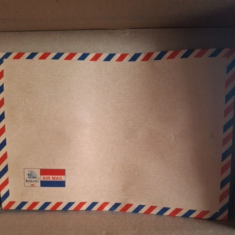 

amplop coklat airmail kerang 308 per pcs 28x19.5cm