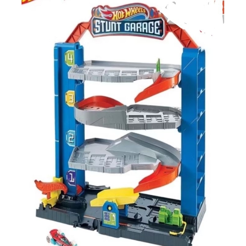 stunt garage hotwheels