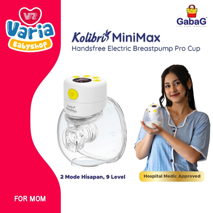 GABAG BREAST PUMP MINIMAX PRO/ POMPA ASI KOLIBRI MINIMAX / BREASTPUMP HANDSFREE  | KOLIBRI
