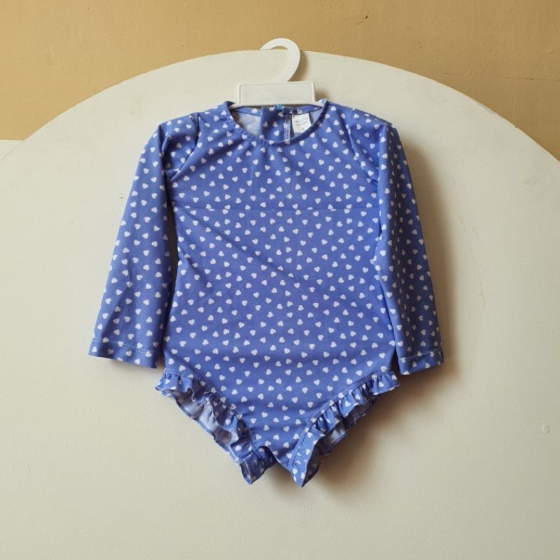 Preloved Baby Girl Anak Perempuan swimwear swimsuit 3-6 bulan