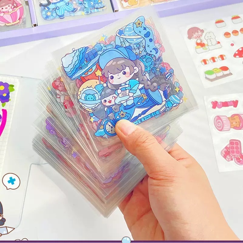 

【Random】1 Pc Cartoon Sticker Lucu Sticker Karakter Stiker Imut