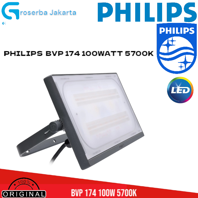 PHILIPS BVP174 100W LED112 5700K LAMPU SOROT PHILIPS BVP 174 100WATT COOL WHITE CW