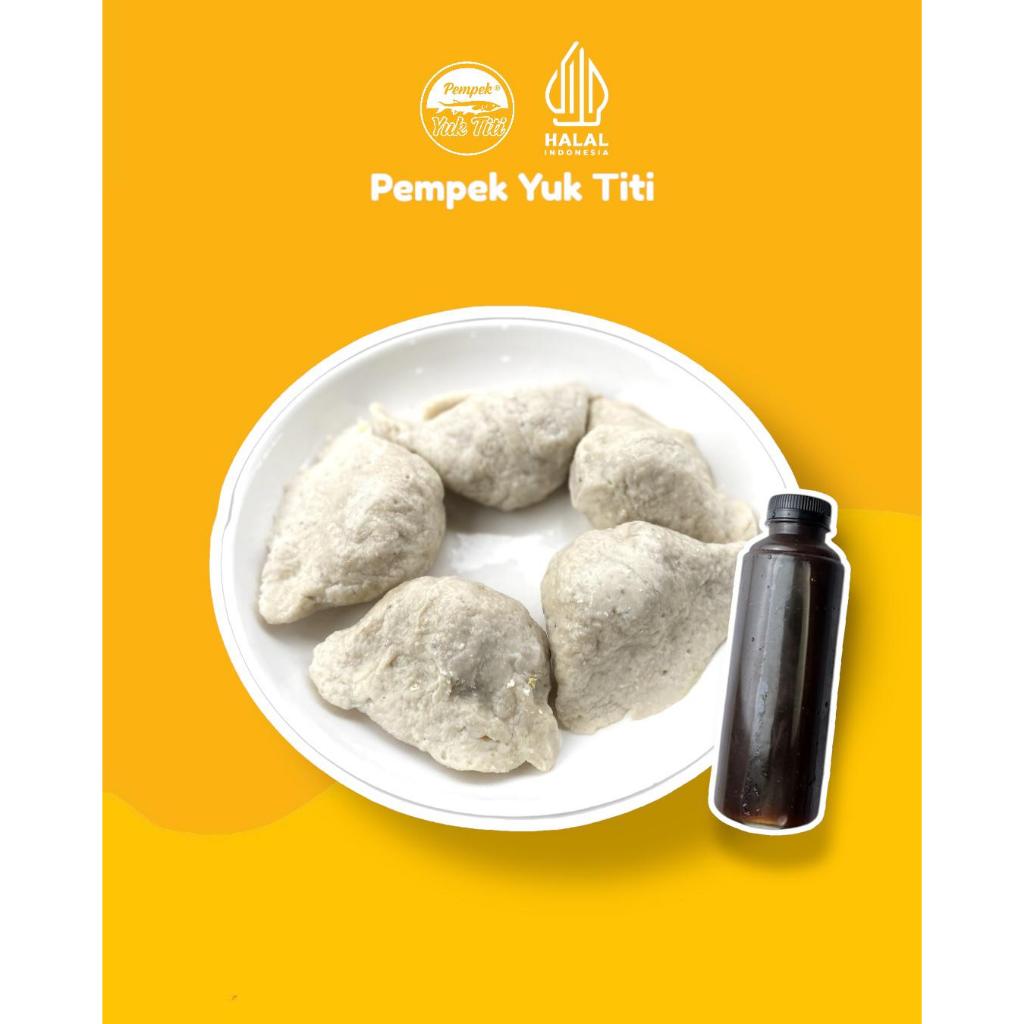 

PEMPEK YUK TITI Kapal Selam Jumbo isi 5 / Pempek Frozen / Pempek Palembang