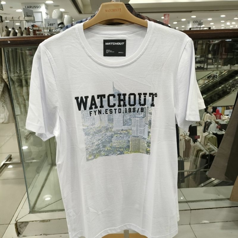 Watchout T-shirt Pria Dewasa