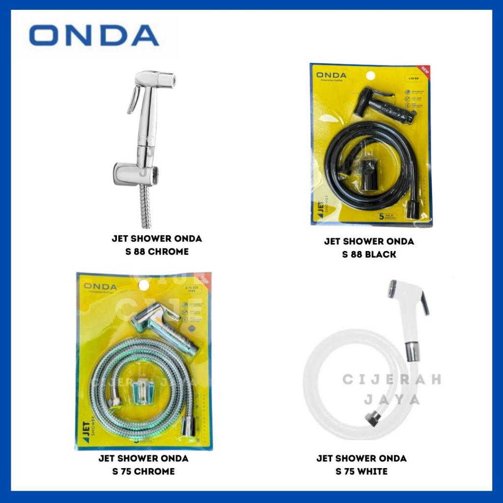 Jet Shower Bidet Kloset Closet Toilet WC Onda S 75 WCS Flexible Putih