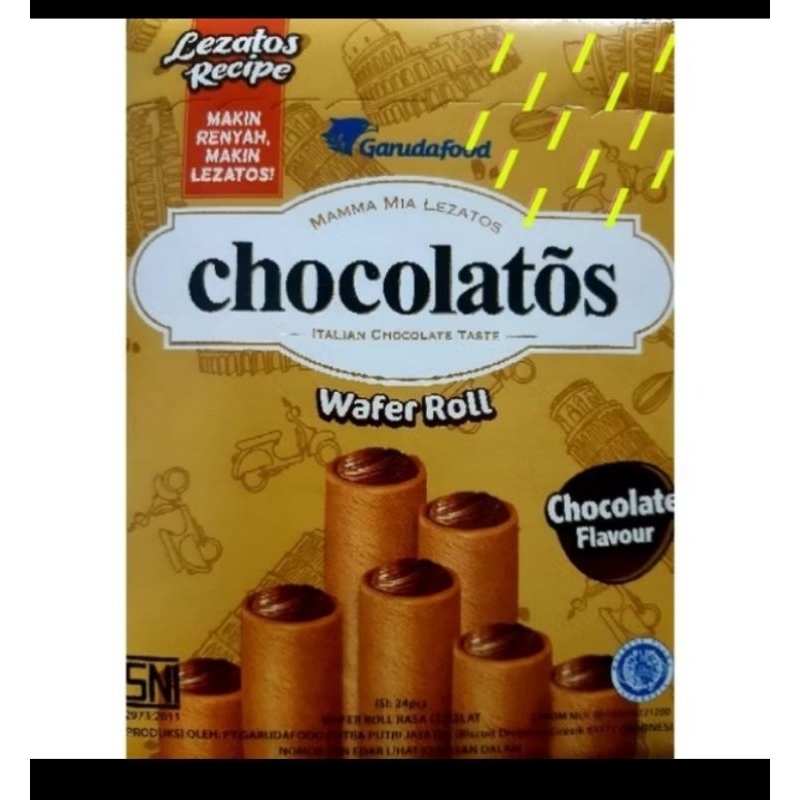 

cocolatos wafer roll..1 box isi 24 pc.berat 8.5 gram