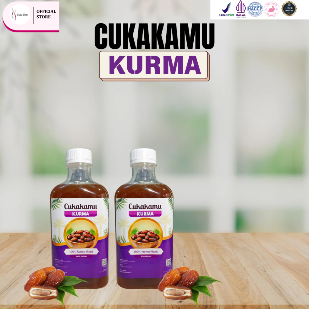 

CUKAKAMU Cuka Kurma Mencerahkan Wajah Putih Bersih Flek Hitam & Kerutan Hilang - 2 Botol