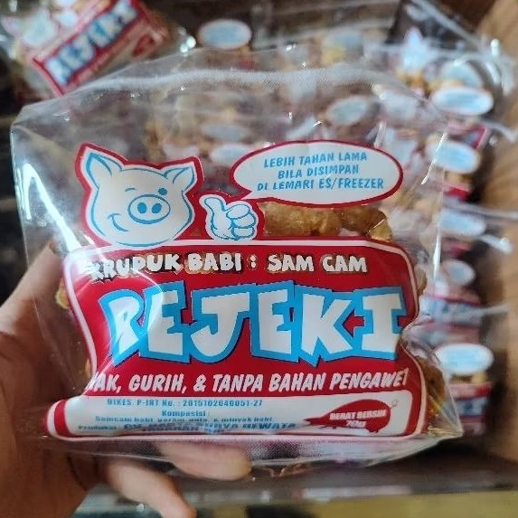 

Krupuk Babi Rejeki Samcam 70 gram
