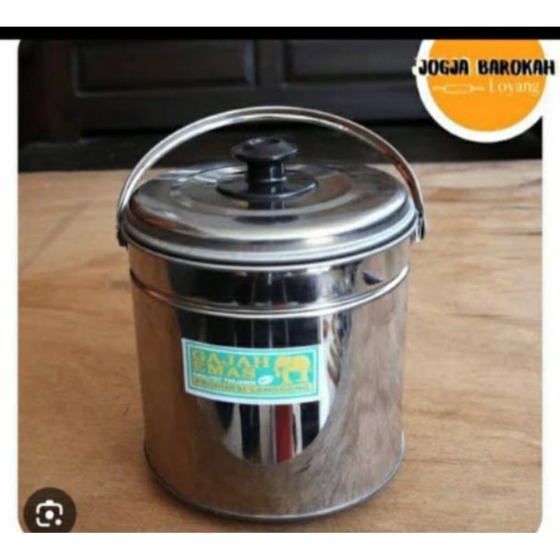 Rantang tunggal stenlis kuat dan tahan lama sovenir pernikahan haji umroh dan balen bayi